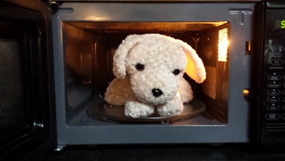 Puppy microwaveable warmer